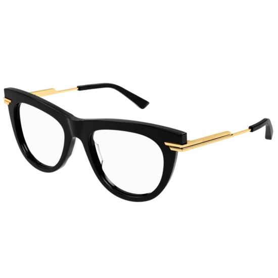  보테가베네타 안경 BV1297O 001 BLACK GOLD TRANSPAREN - BOTTEGA VENETA