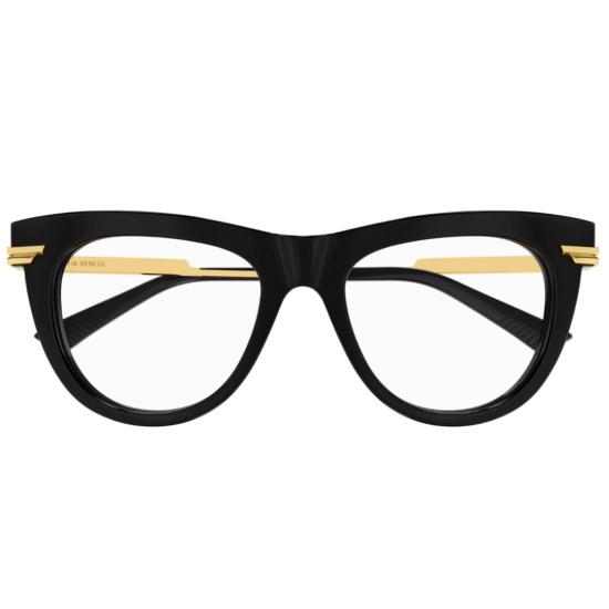  보테가베네타 안경 BV1297O 001 BLACK GOLD TRANSPAREN