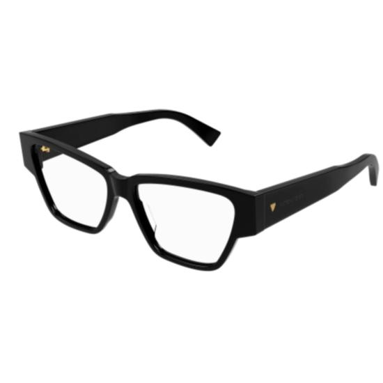  보테가베네타 안경 BV1288O 001 BLACK BLACK TRANSPARE - BOTTEGA VENETA