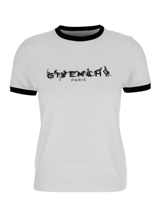 25SS 지방시 반팔 티셔츠 BW70BFP704116 White