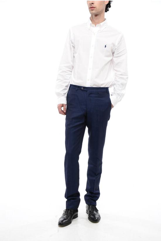  꼬르넬리아니 수트 팬츠 734201 4114168 004 Blue - CORNELIANI