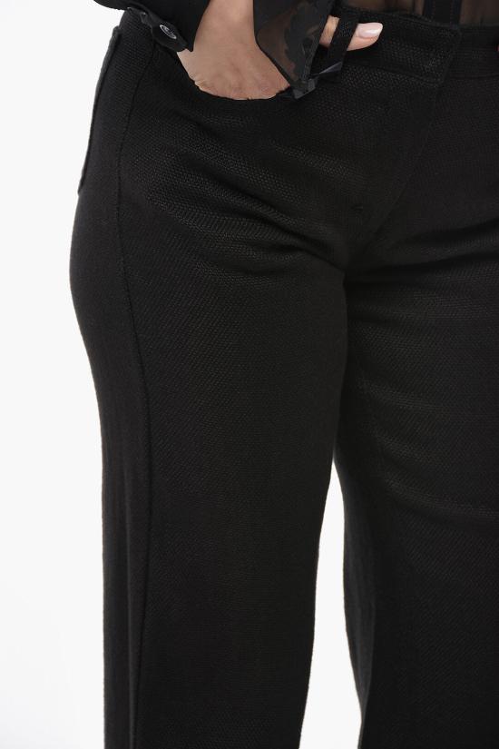  막스마라 스트레이트 팬츠 91311822600 010 Black - MAX MARA