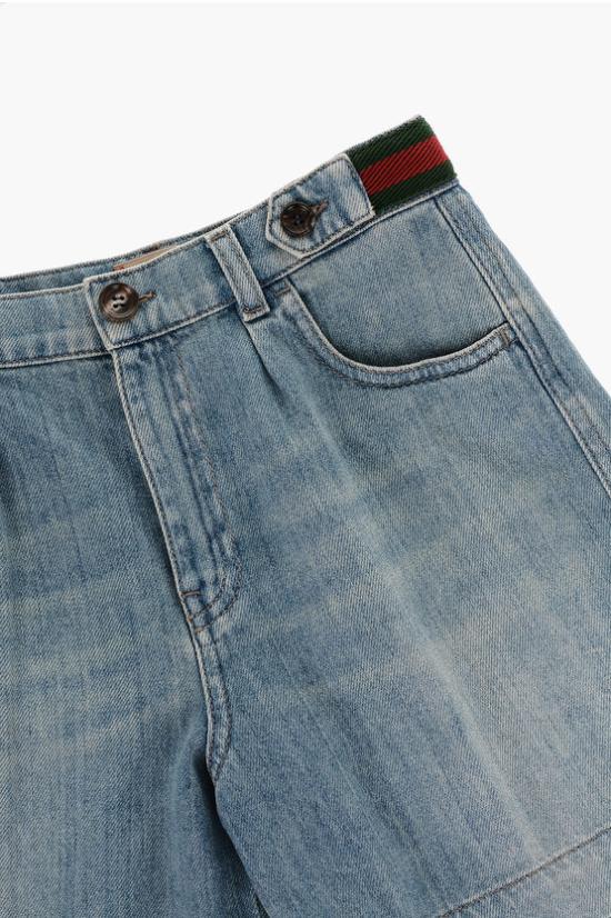  [키즈] 구찌 데님 숏팬츠 759867XDCRW4447 Blue - GUCCI