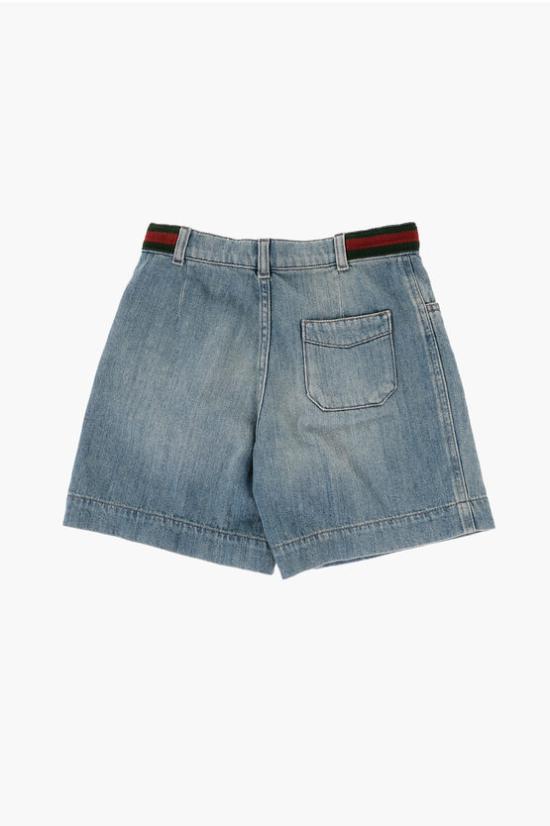  [키즈] 구찌 데님 숏팬츠 759867XDCRW4447 Blue - GUCCI