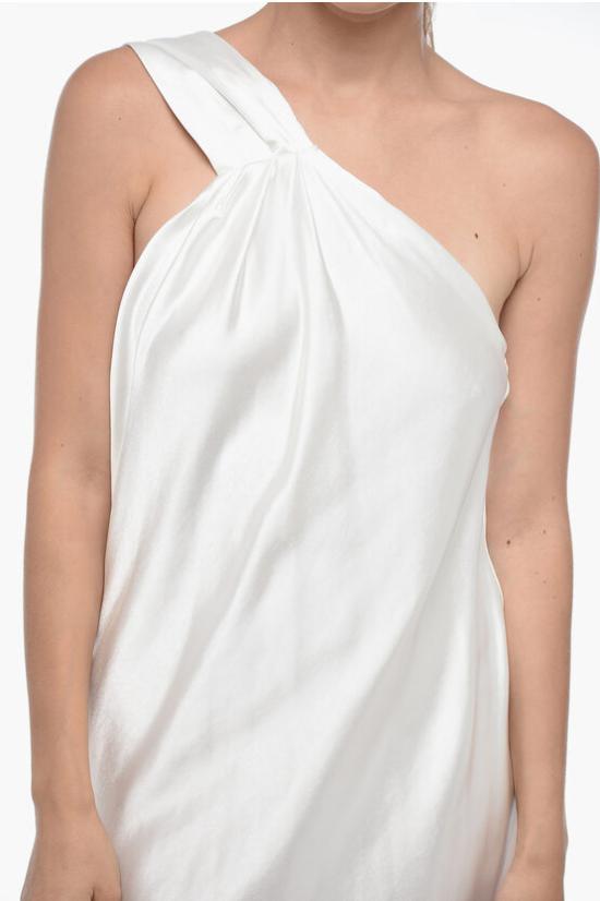  돈 앳 미 라벨 숏 원피스 B97 POLIESTERE BIANCO White - DONT AT ME LABEL