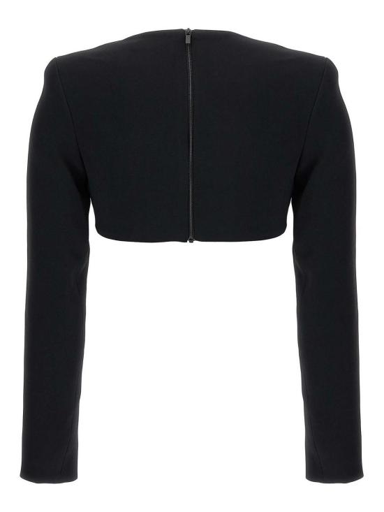  데이비드 코마 긴팔 티셔츠 PF23DK11TBLACKSILVER Black - DAVID KOMA