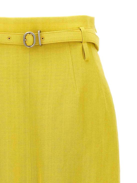 24FW 질샌더 미디 스커트 J02MA0177J65005341 Green - JIL SANDER