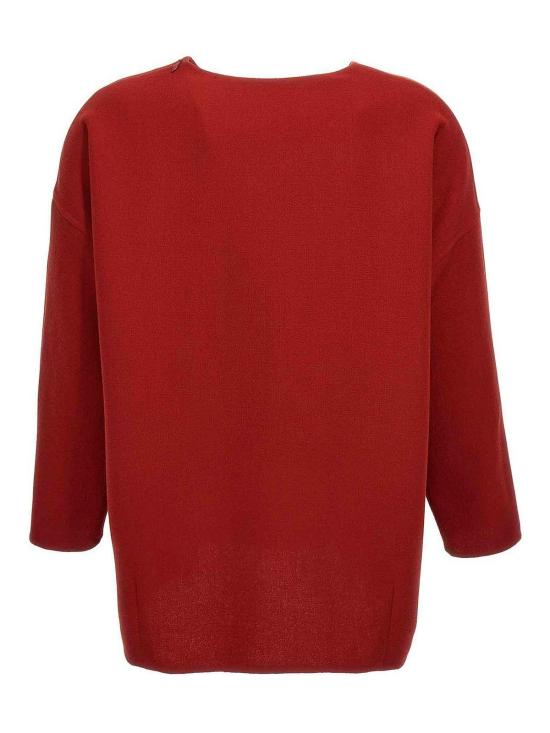  지안루카카페놀로 긴팔 티셔츠 23IT583500290 Red - GIANLUCA CAPANNOLO