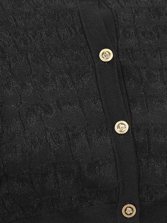  베르사체 가디건 10110201A088781B000 Black - VERSACE