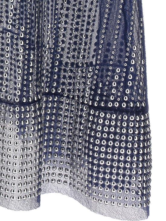  파코라반 롱 스커트 23PMRO534ML0217P410 Blue - PACO RABANNE