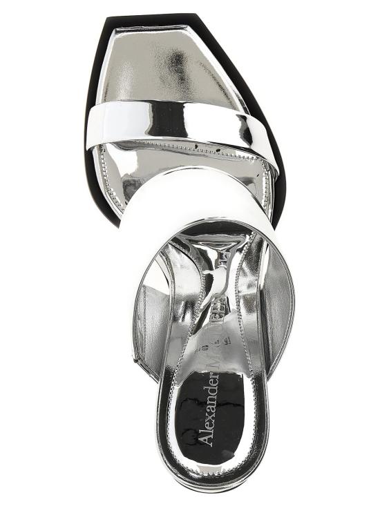  알렉산더 맥퀸 뮬/슬리퍼 747190W4WG08100 Silver - ALEXANDER MCQUEEN