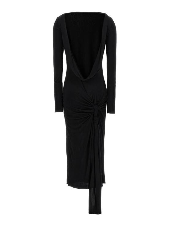  베르사체 롱 원피스 10116281A005721B000 Black - VERSACE