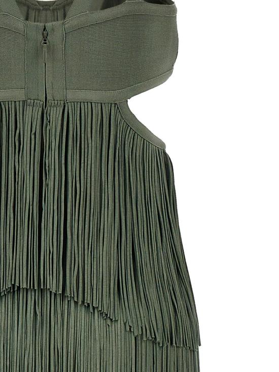 에르베레제 롱 원피스 FRI8423424345 Green - HERVE LEGER