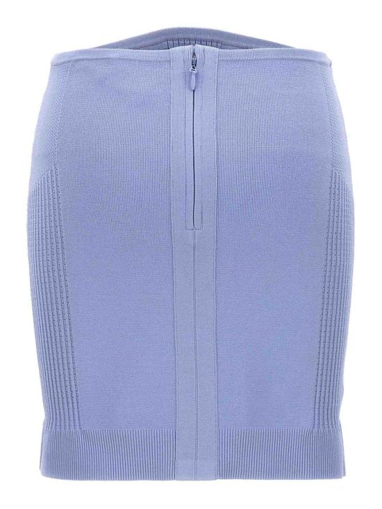  에르베레제 미디 스커트 MRP3438649513 Light Blue - HERVE LEGER