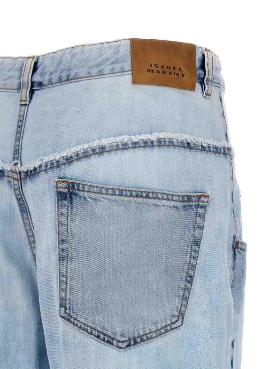  이자벨마랑 스트레이트 팬츠 24PPA0209FBB1H09I30LU Light Blue - ISABEL MARANT