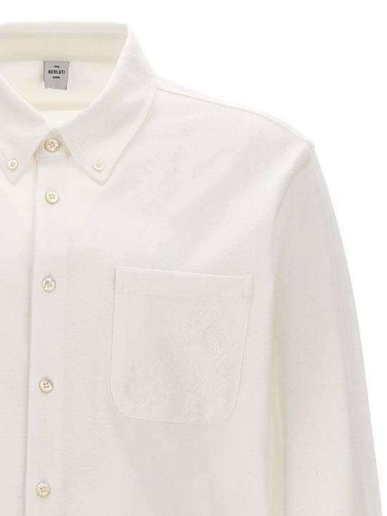  벨루티 긴팔 셔츠 R26JSL16001000 White - BERLUTI