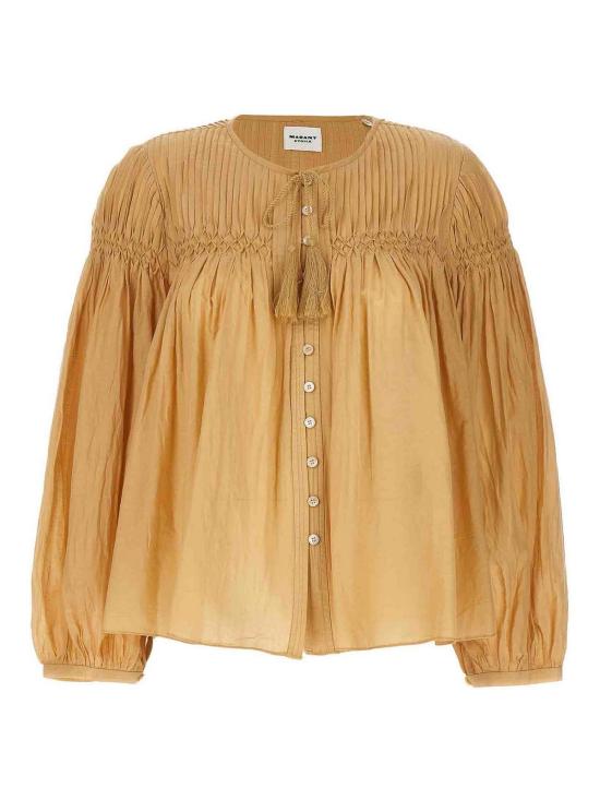  이자벨마랑에뚜왈 블라우스 24PHT0372FAB1J17E10SA Beige