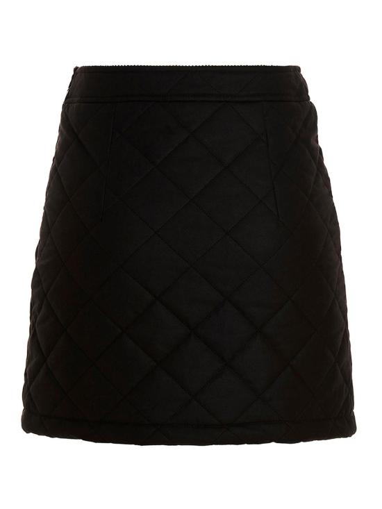  버버리 퀼티드 패턴 미니스커트 8065112 Brown - BURBERRY