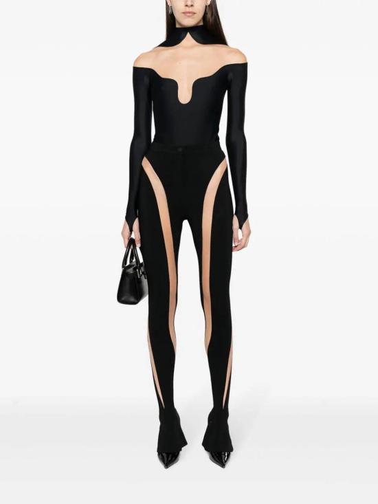 24FW 뮈글러 레깅스 24P1PA0404470B99N1 Black - MUGLER
