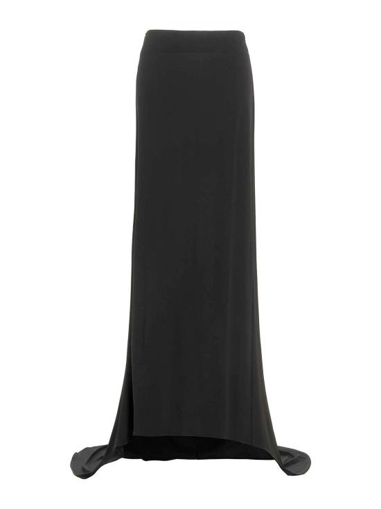  마그다뷰트림 롱 스커트 240423BLACK Black