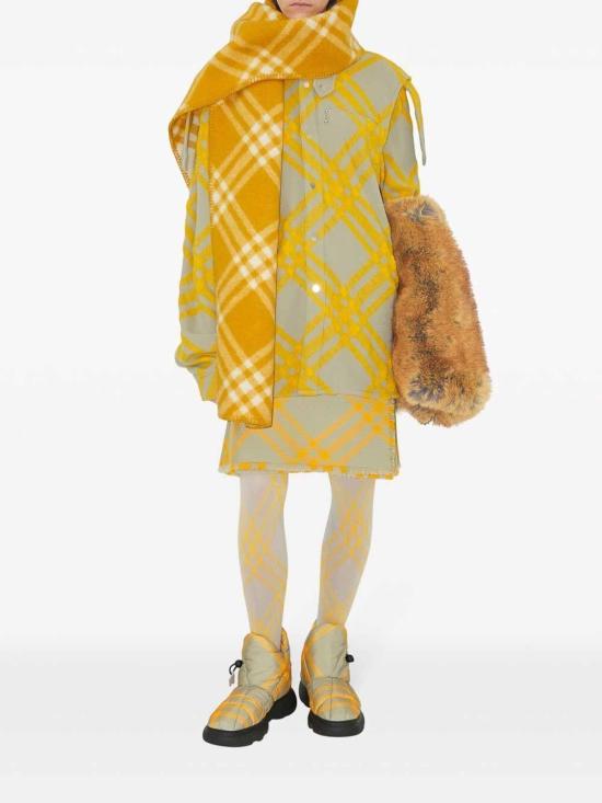  버버리 체크 울 블렌드 셔츠 8077274 - BURBERRY