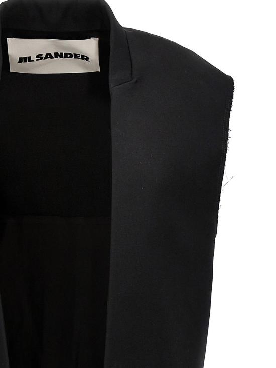  질샌더 베스트 J03AA0103JTN184001 Black - JIL SANDER