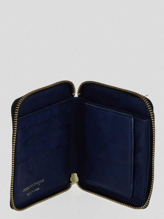  꼼데가르송 지갑 SA2100WWNAVY Blue - COMME DES GARCONS