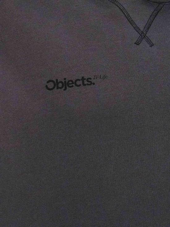  오브젝트 포 라이프 후드 티셔츠 OBJ00311202ANGRY Grey - OBJECTS IV LIFE