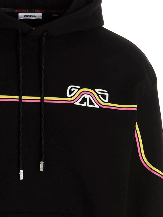  지씨디에스 후드 티셔츠 SS23M10062802 Black - GCDS