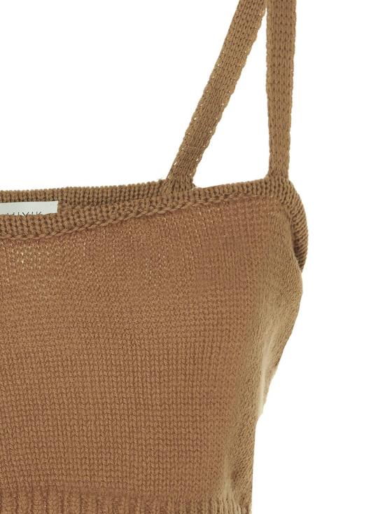  믹스익 민소매 티셔츠 S167420355 Beige - MIXIK