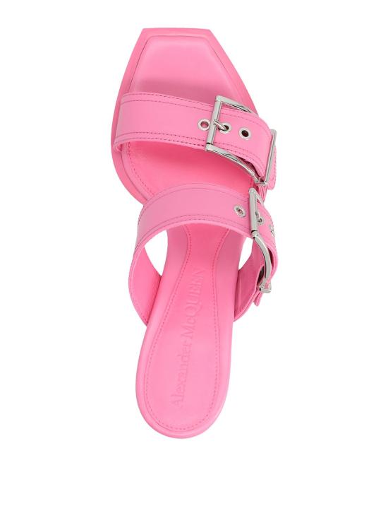  알렉산더 맥퀸 뮬/슬리퍼 709991WHSWD5482 Fuchsia - ALEXANDER MCQUEEN