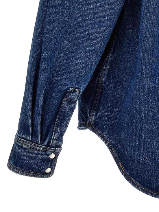 24FW 팜앤젤스 데님 자켓 PMYD023R24DEN0024001 Dark Wash - PALM ANGELS