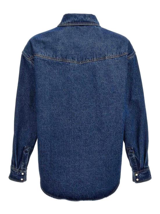 24FW 팜앤젤스 데님 자켓 PMYD023R24DEN0024001 Dark Wash - PALM ANGELS