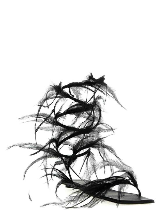 24FW 디 아티코 샌들 242WS787L001F100 Black - THE ATTICO