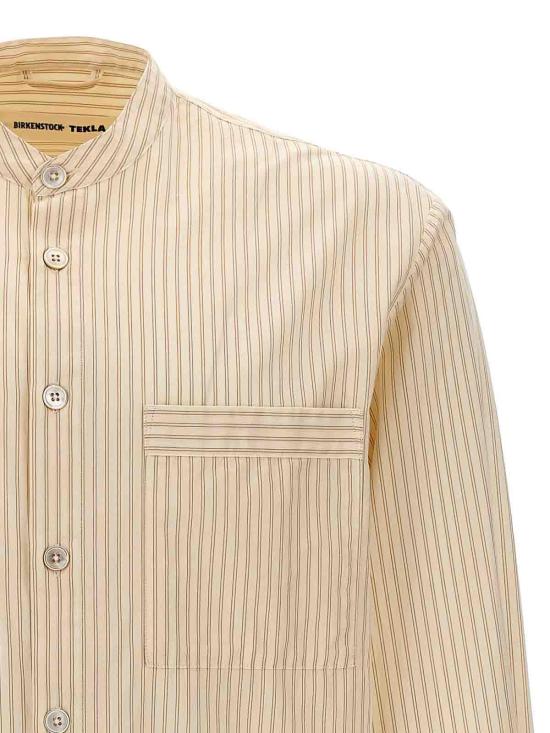  버켄스탁 긴팔 셔츠 SWTWHEATSTRIPES Beige - BIRKENSTOCK