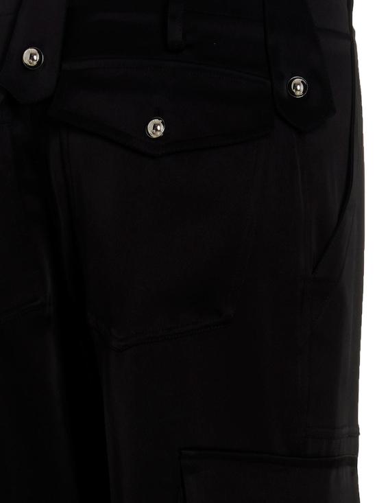  데이비드 코마 스트레이트 팬츠 RE23DK58TRBLACK Black - DAVID KOMA