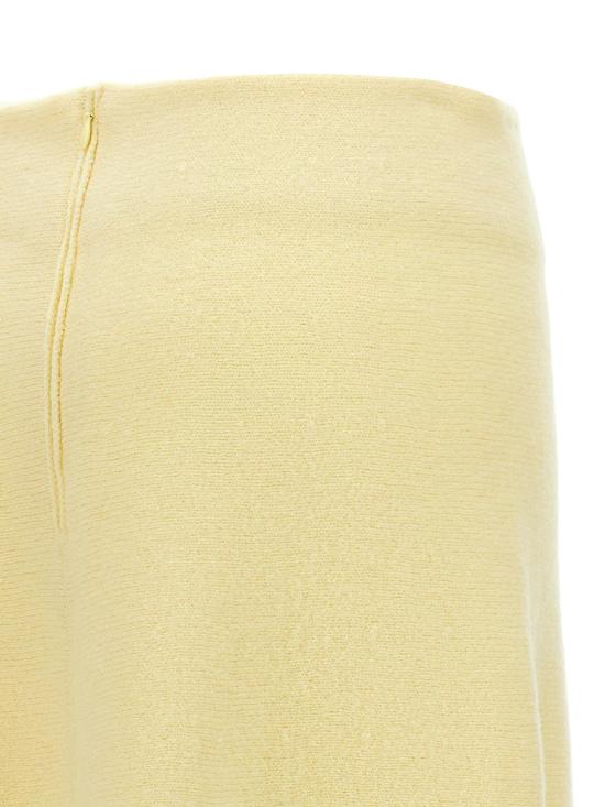  질샌더 미디 스커트 J02MA0024J14506737 Yellow - JIL SANDER