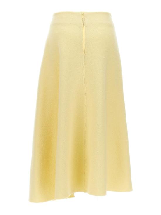  질샌더 미디 스커트 J02MA0024J14506737 Yellow - JIL SANDER