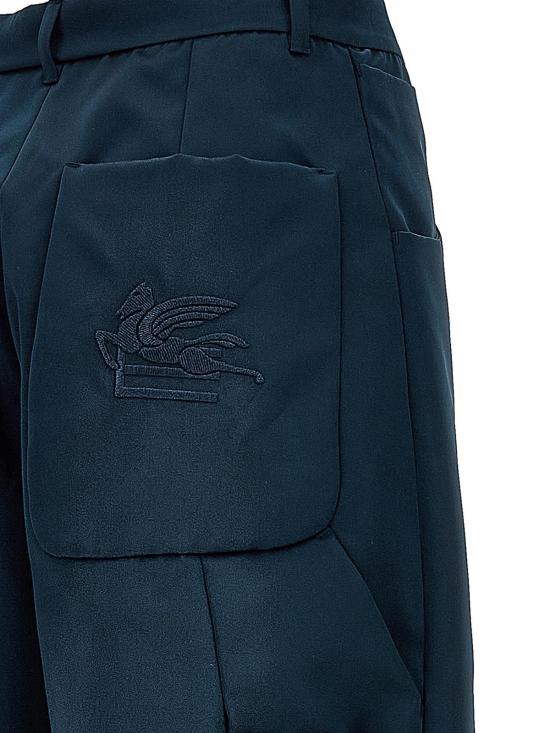  에트로 스트레이트 팬츠 122531627200 Blue - ETRO