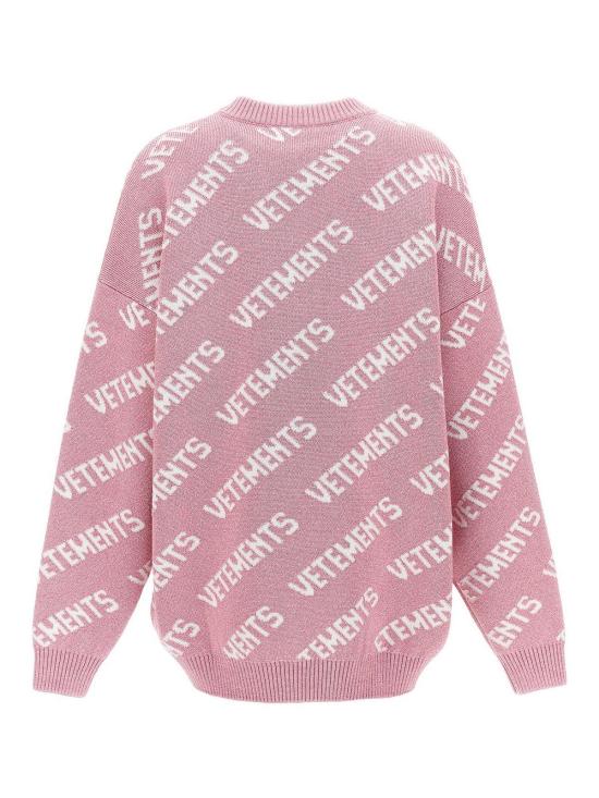  베트멍 가디건 UE54KN220PBABYPINKWHITE Nude Neutrals - VETEMENTS