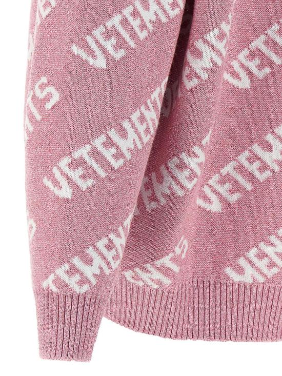  베트멍 가디건 UE54KN220PBABYPINKWHITE Nude Neutrals - VETEMENTS