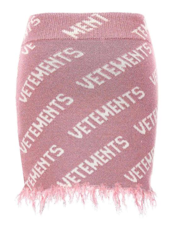 24FW 베트멍 숏 스커트 WE64KN905PBABYPINK Nude Neutrals - VETEMENTS