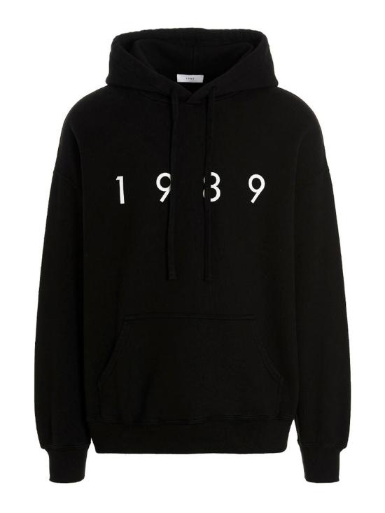  1989 스튜디오 후드 티셔츠 LOGOHOODIEBLACK Black