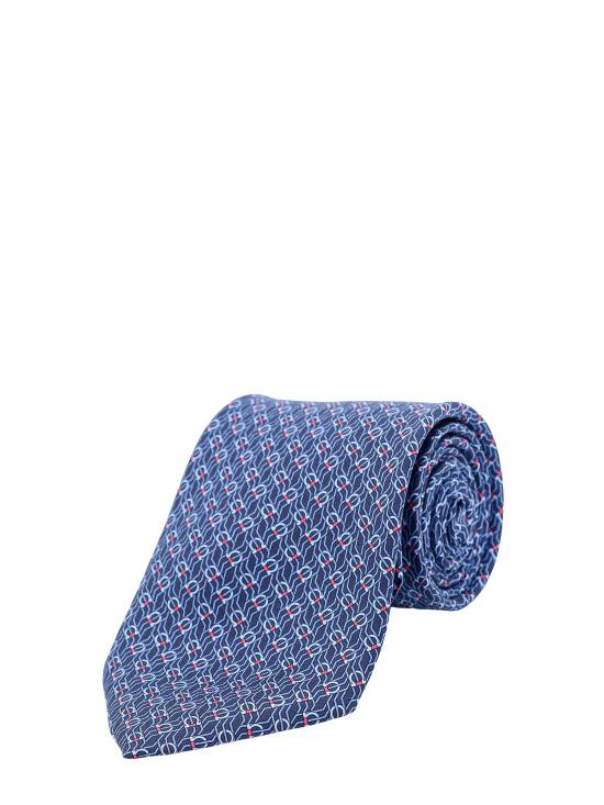 26SS 살바토레 페라가모 넥타이 350950 768562 NAVY BLUE DOM