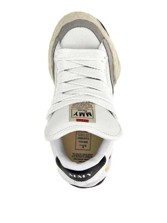  메종 미하라 야스히로 허비 퍼퍼 OG 솔 레더 로우탑 A12FW712WHITE - MAISON MIHARA YASUHIRO