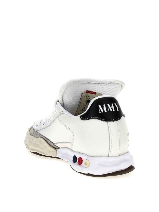  메종 미하라 야스히로 허비 퍼퍼 OG 솔 레더 로우탑 A12FW712WHITE - MAISON MIHARA YASUHIRO