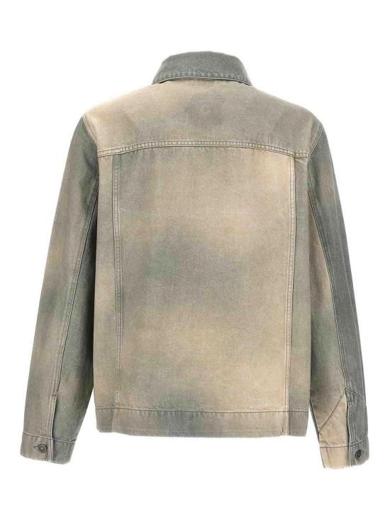  오브젝트 포 라이프 데님 자켓 OBJ00320101GREPAT Green - OBJECTS IV LIFE