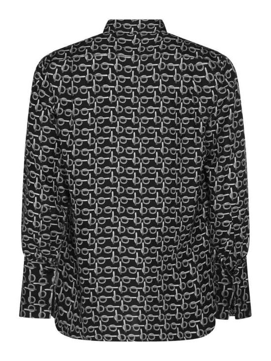 24FW 버버리 프린트 실크 셔츠  8090732 Silver - BURBERRY