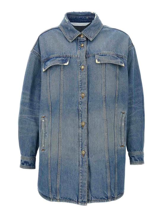 24FW 팜앤젤스 데님 자켓 PWYD021S24DEN0014040 Light Blue