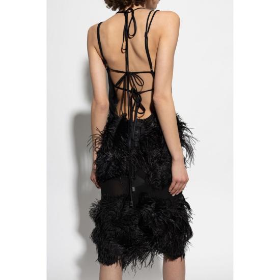 25SS 디 아티코 원피스 250WCW00203 PAA085RA 100 BLACK - THE ATTICO